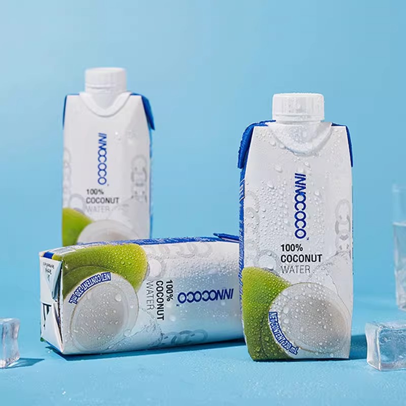 泰国进口INNOCOCO天然椰子水100%椰子水电解质330ml*12瓶饮料