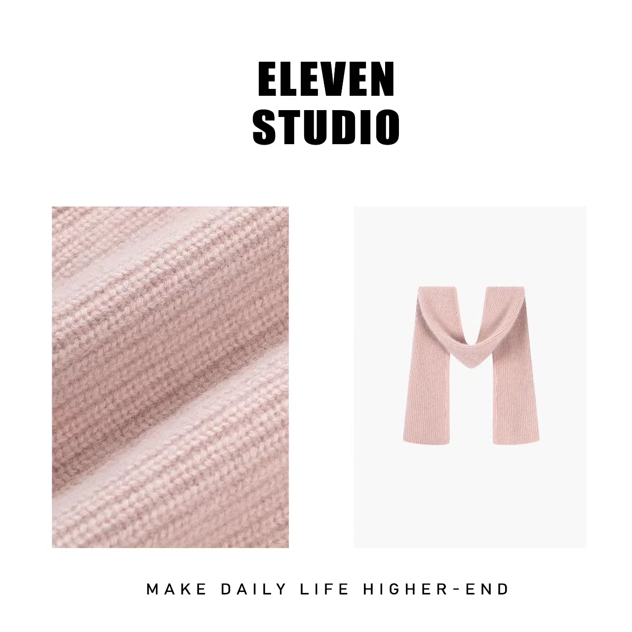 ELEVEN【冬日向暖】秋冬简约百搭保暖羊浣兔围巾冬日必备