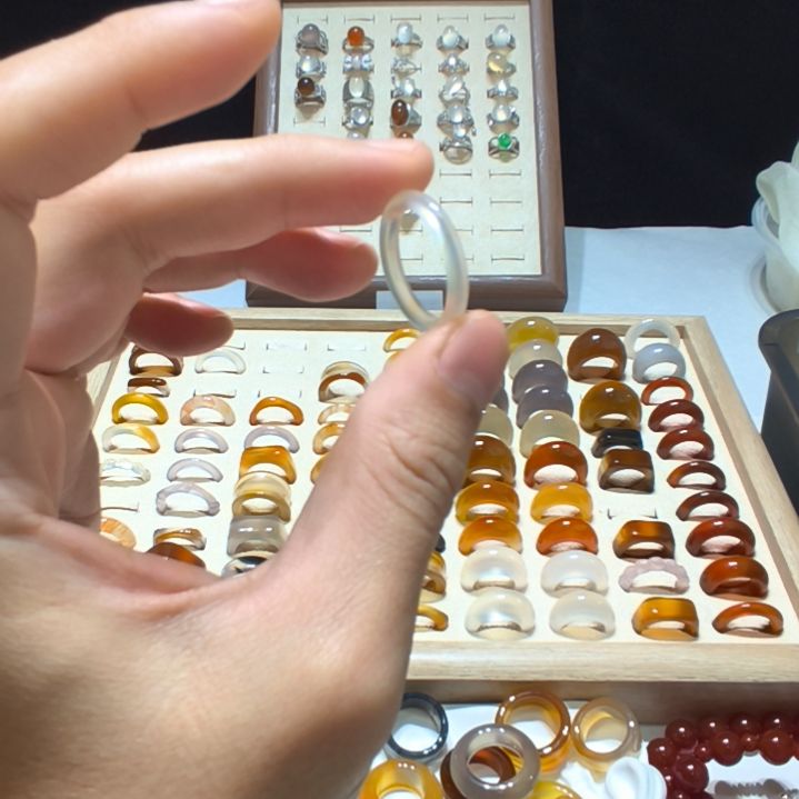 玛瑙/玉髓合金戒指港21