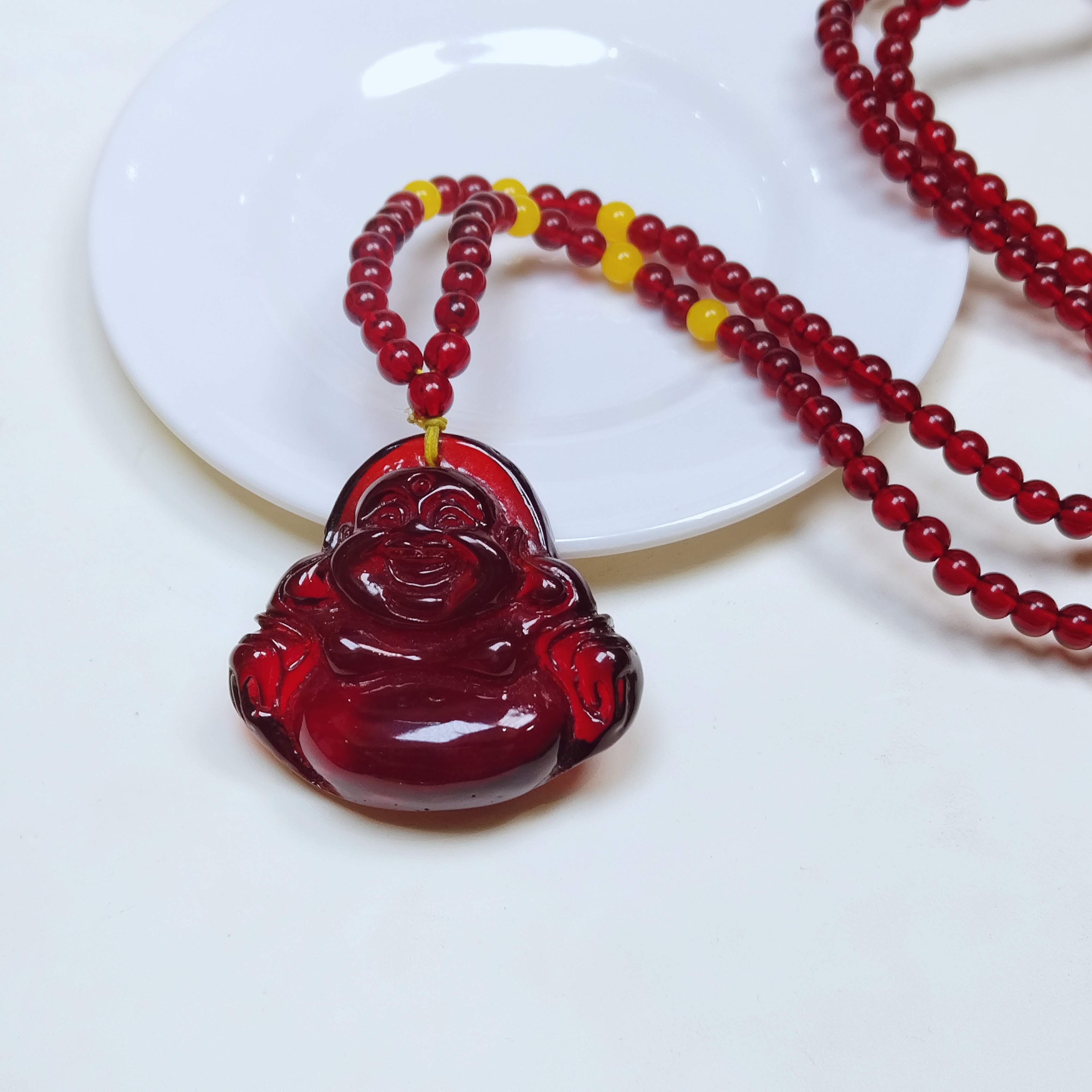 盛世典藏万古血龙魄佛公吊坠-多样性发货A9