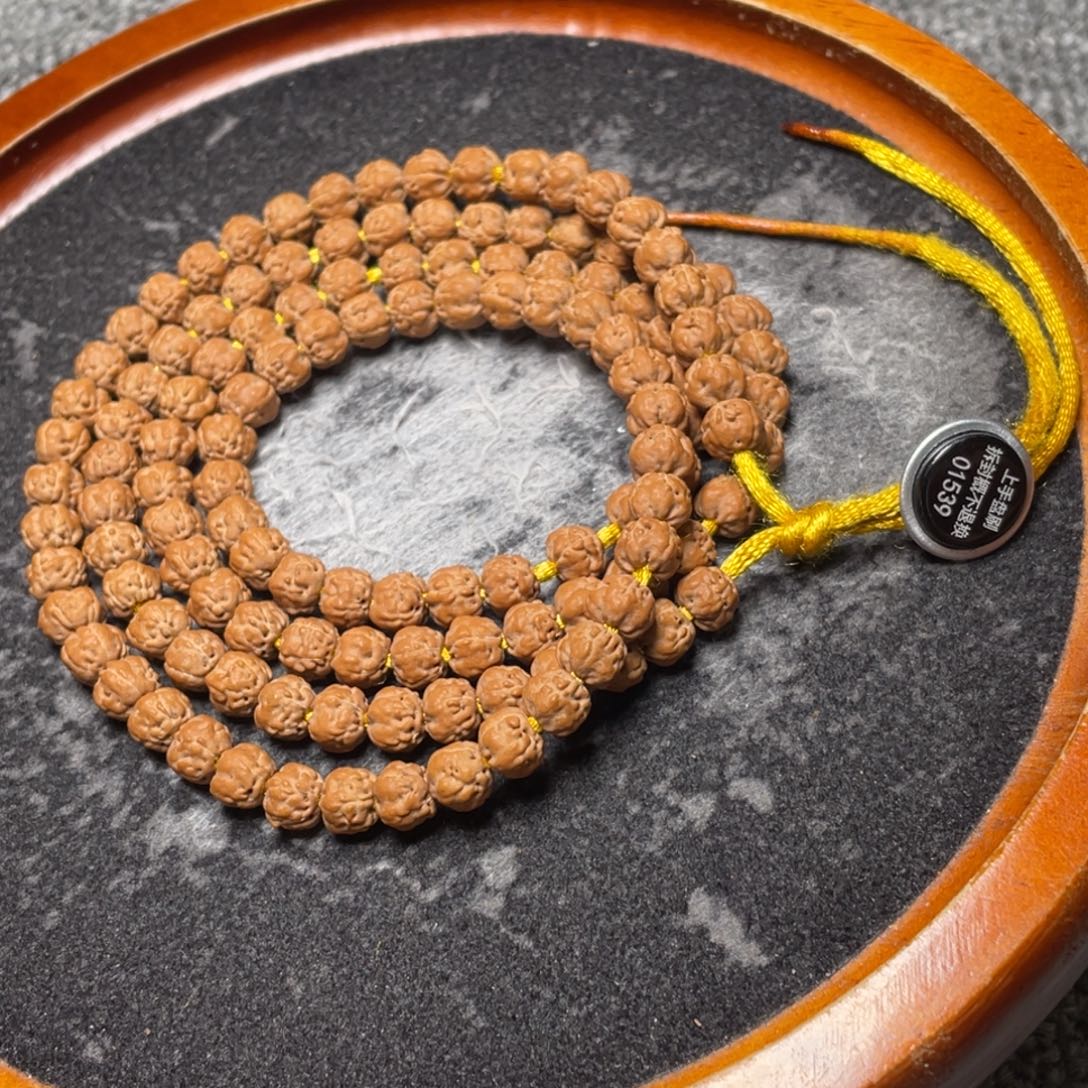 人***客金刚菩提手串梅朵佛手尺寸7