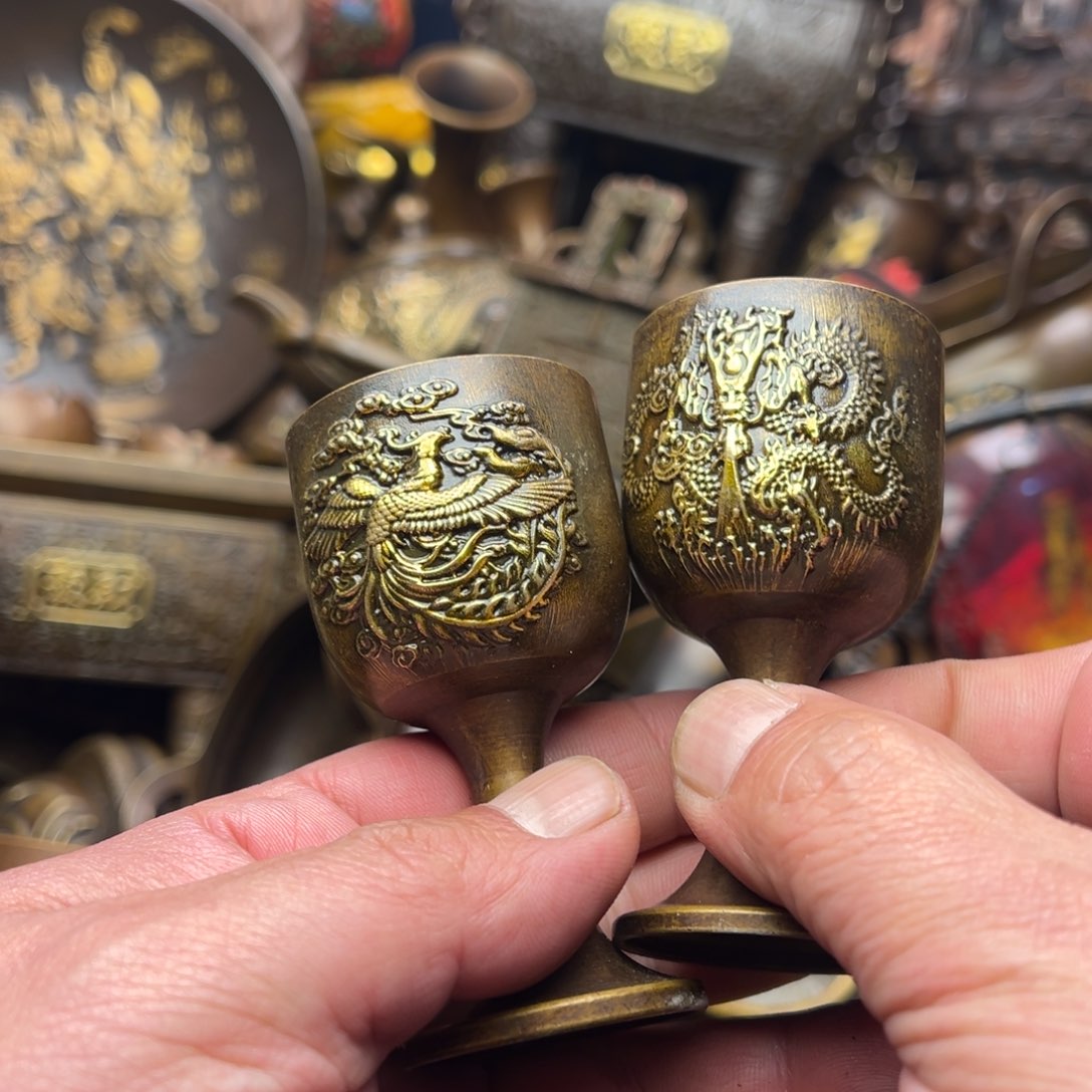 茶壶香炉铜器摆件