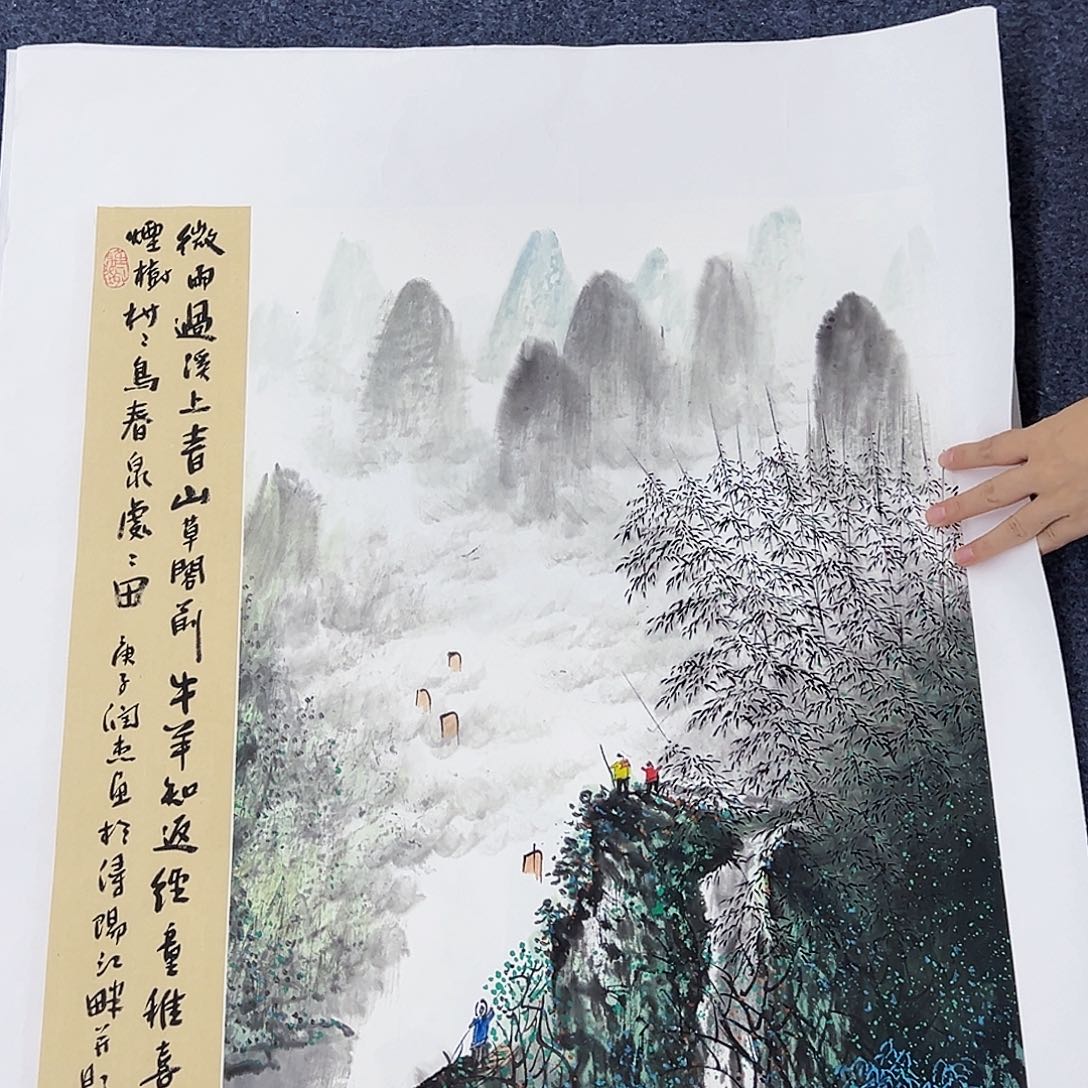国画事事顺心如意万事如意