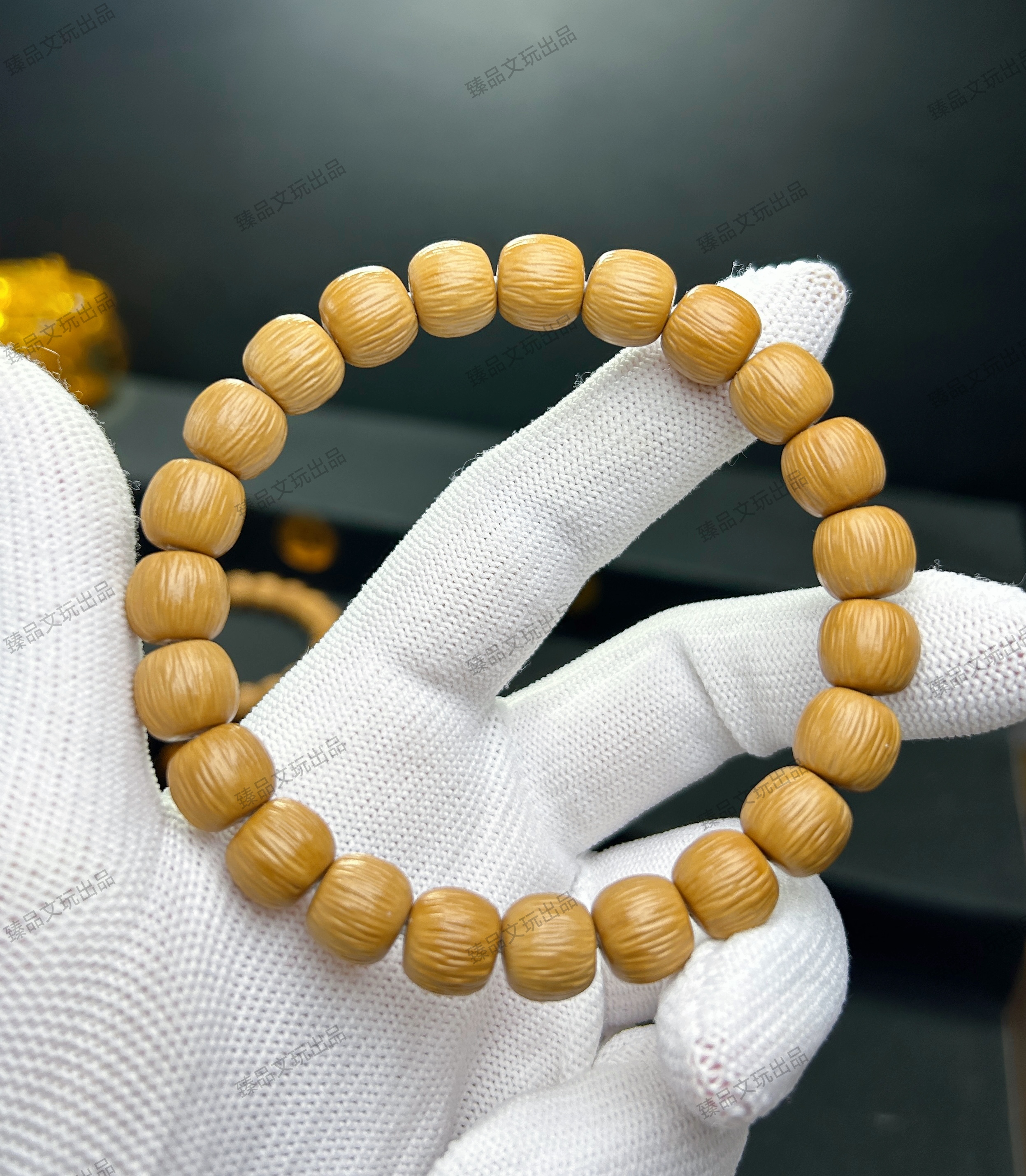 <臻品 山峦>猴头核桃雕刻老型山峦精工全品手串