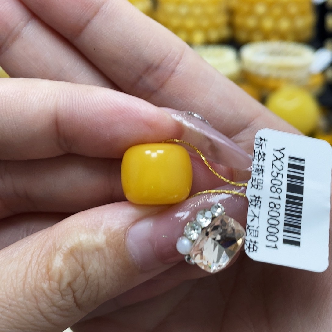 裸石蜜蜡未镶嵌13*11.2mm氧化老型