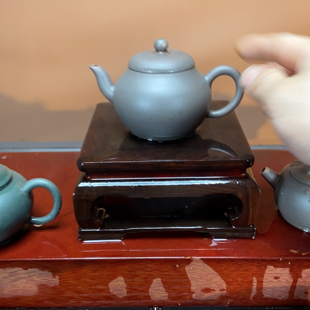 茶杯紫砂高端180cc天青茶具