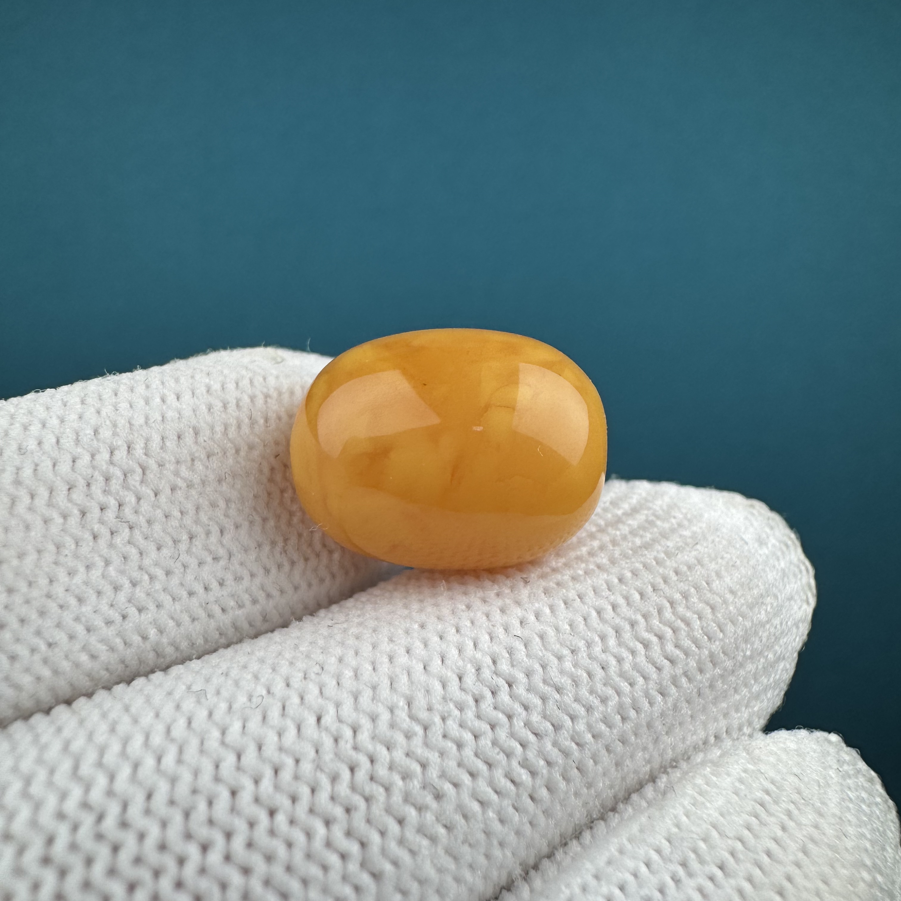 K7868天然原矿蜜蜡枣珠13.2*17.4mm支持复检假一罚十