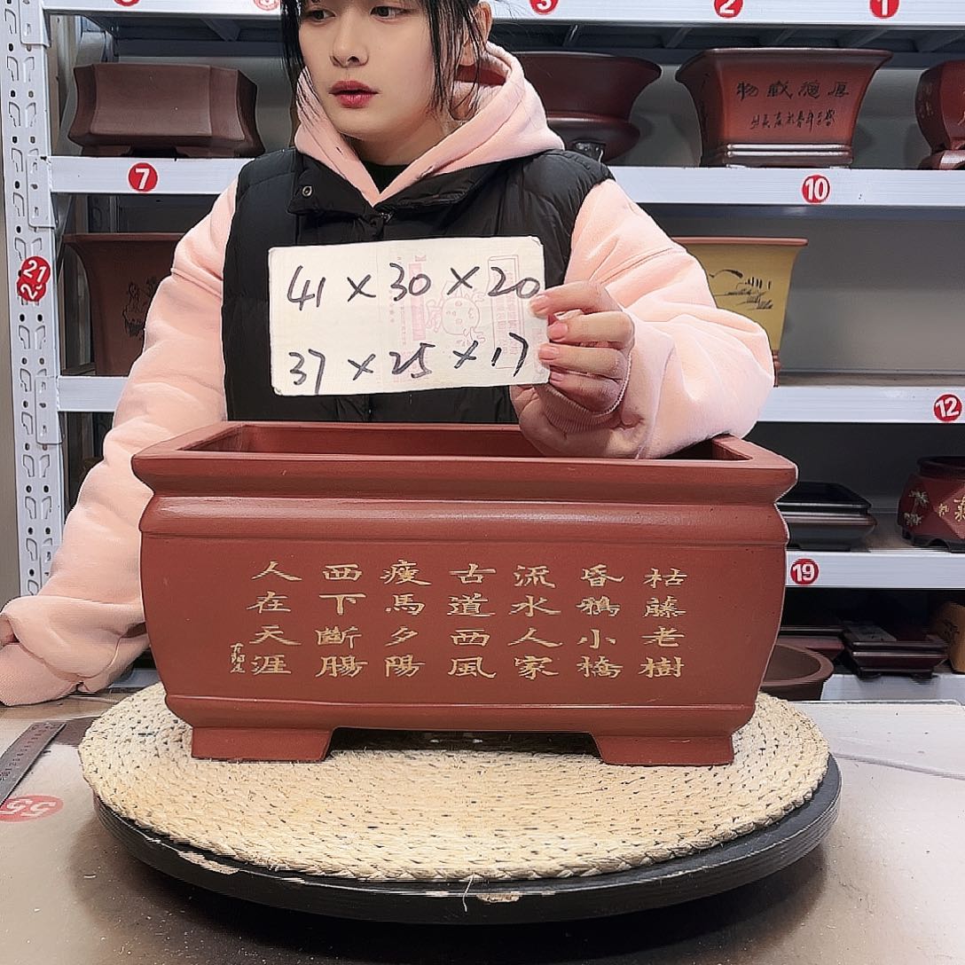 紫砂花盆紫砂花盆