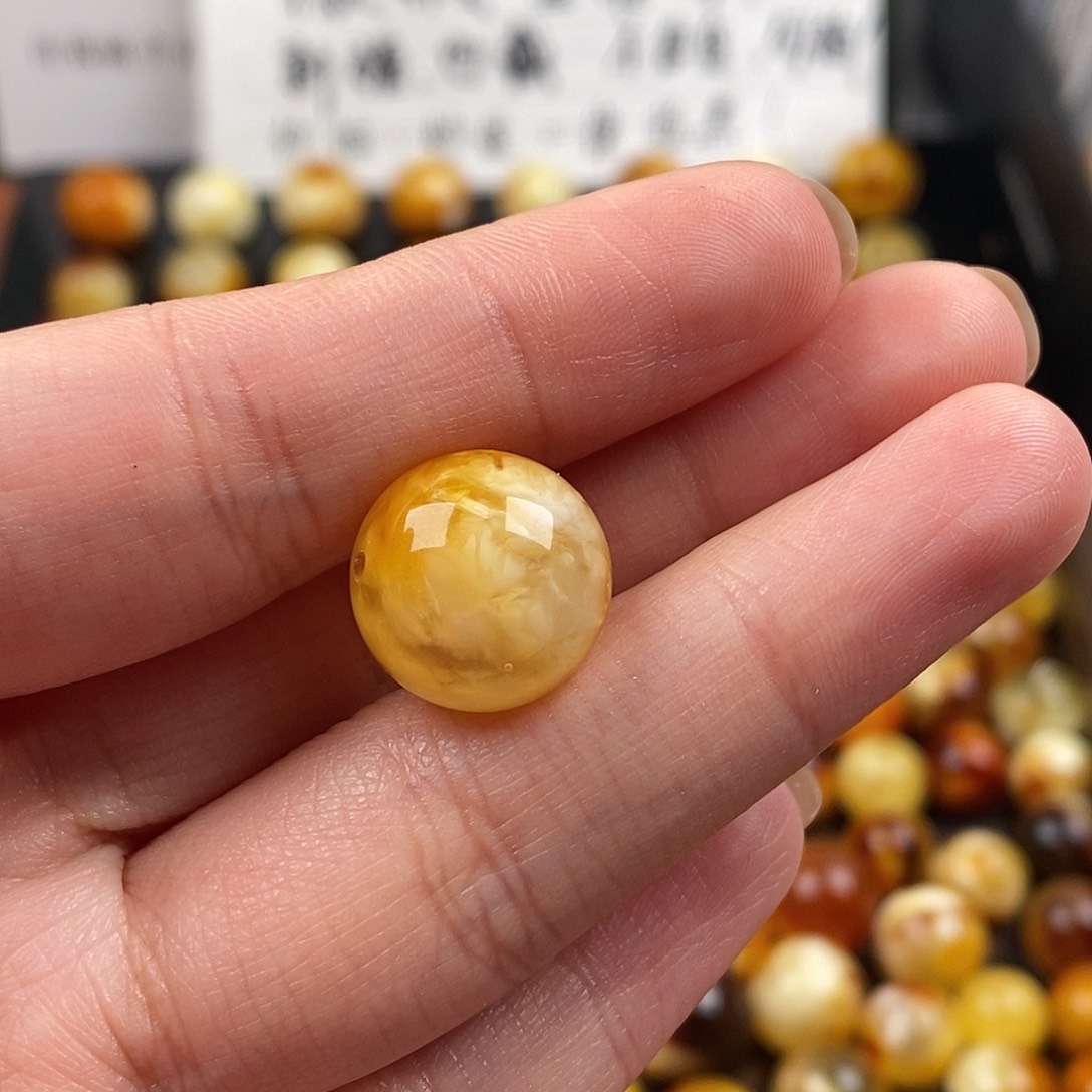 拉***姆琥珀未镶嵌裸石蜜蜡