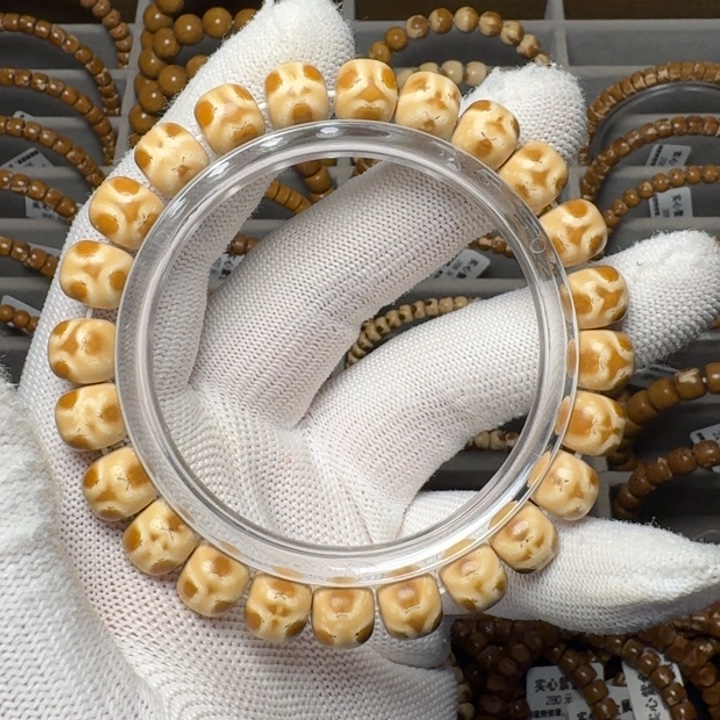 吊坠紫金鼠实心鼠熊猫鬼脸10尺暴力归圆