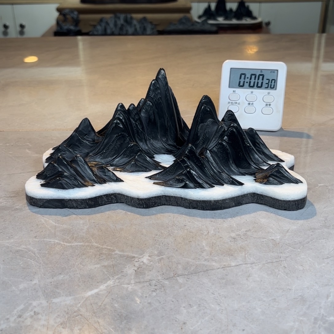 阿***良灵璧石手工雕刻奇石摆件