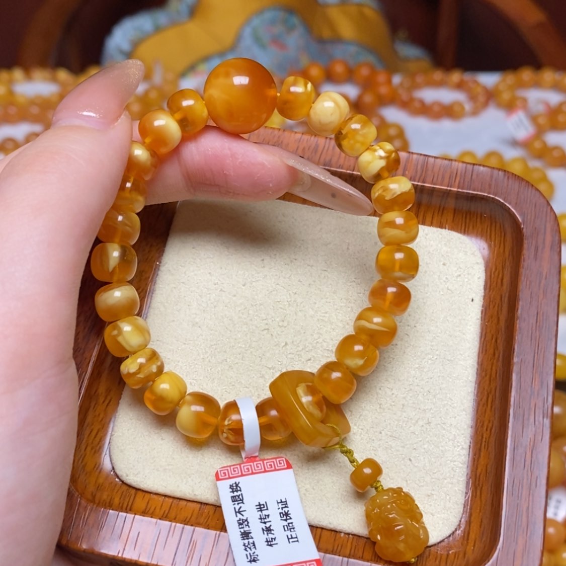 【闪购商品】蜜蜡手链未镶嵌手串