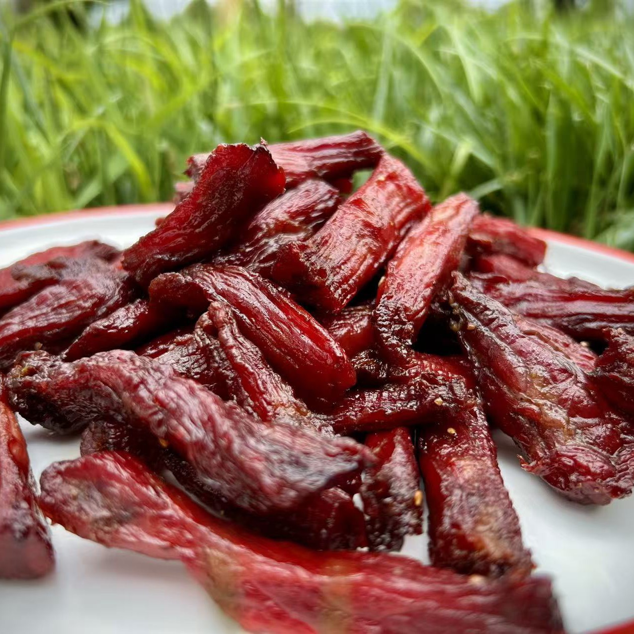 赵家山生态牛肉油淋麻辣牛干巴
