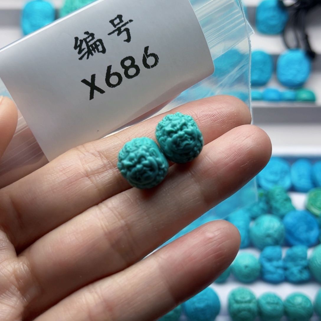 绿松石珠宝奇石未镶嵌