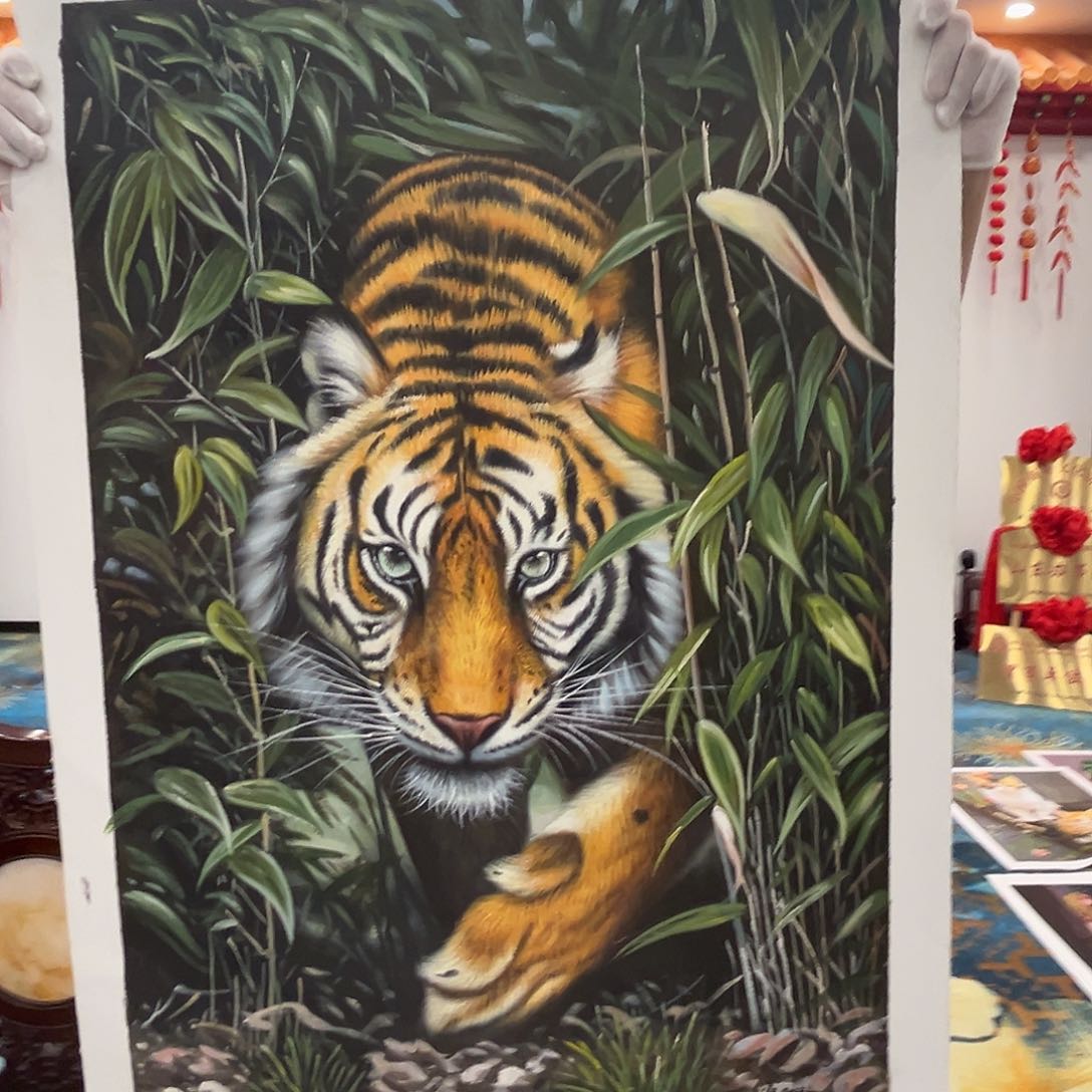 国画画家二郎精品作品