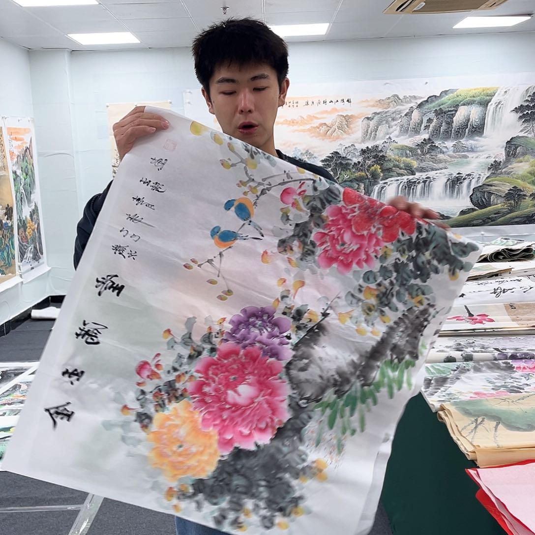 国画宣纸国画纯手绘作品