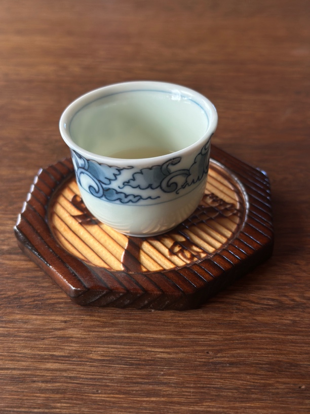 木质杯垫杯托创意型5个一组
