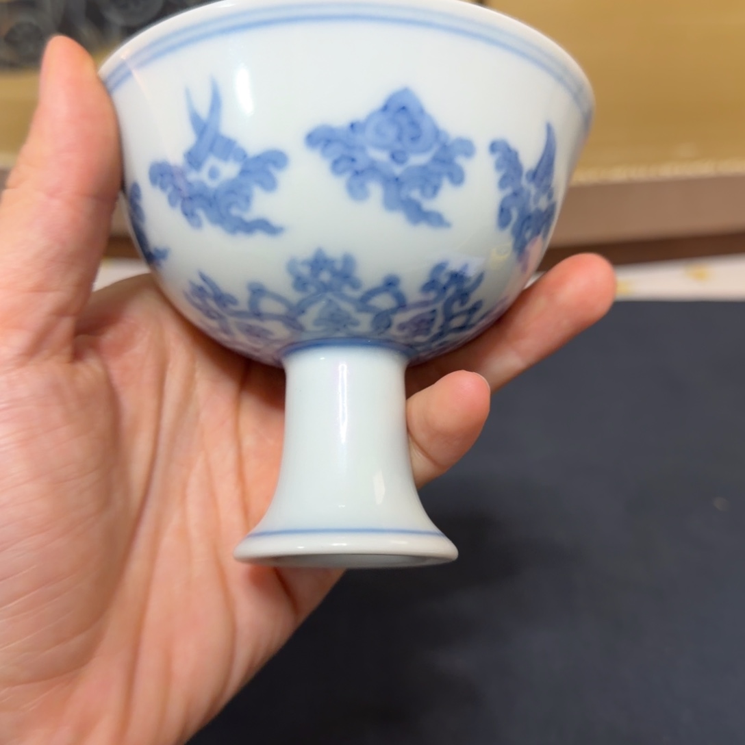 古***代陶工艺品陶瓷杯摆件