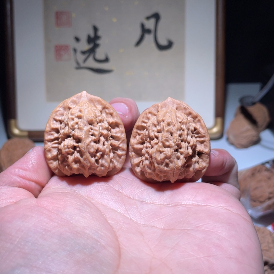 文玩核桃吊坠关关公子帽