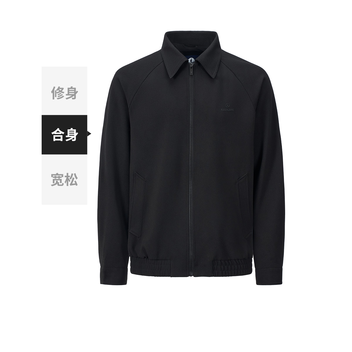 意大利小帆船春秋休闲长袖短装翻领简约单夹克