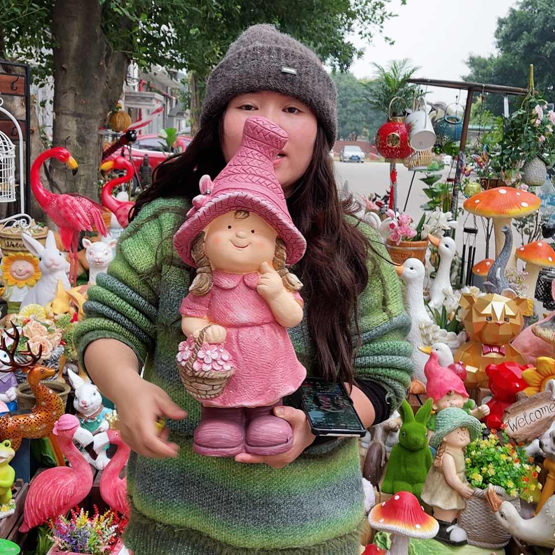 【闪购商品】无铅玻璃花园摆件&000&