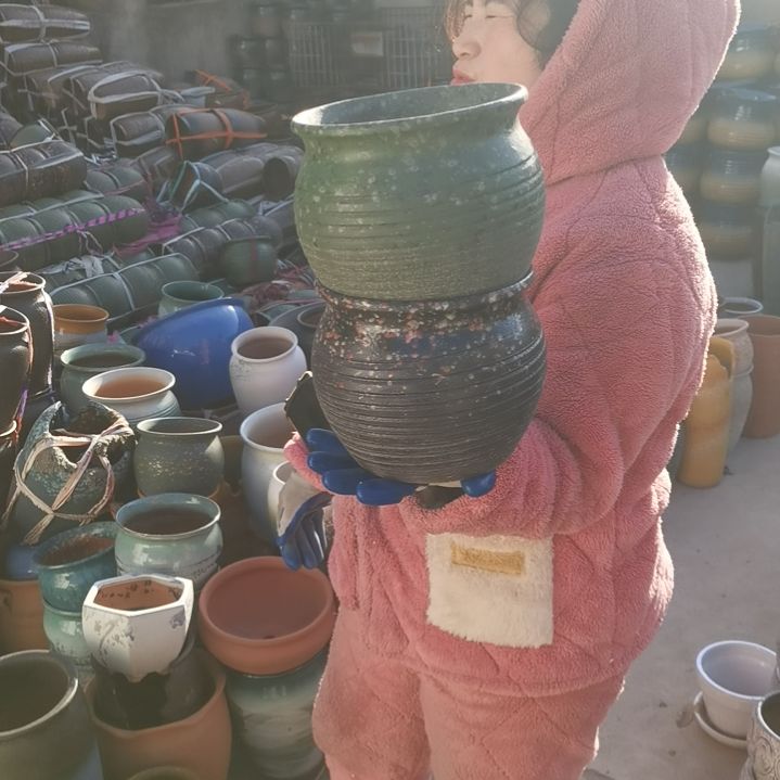 红陶口18高16瑕疵