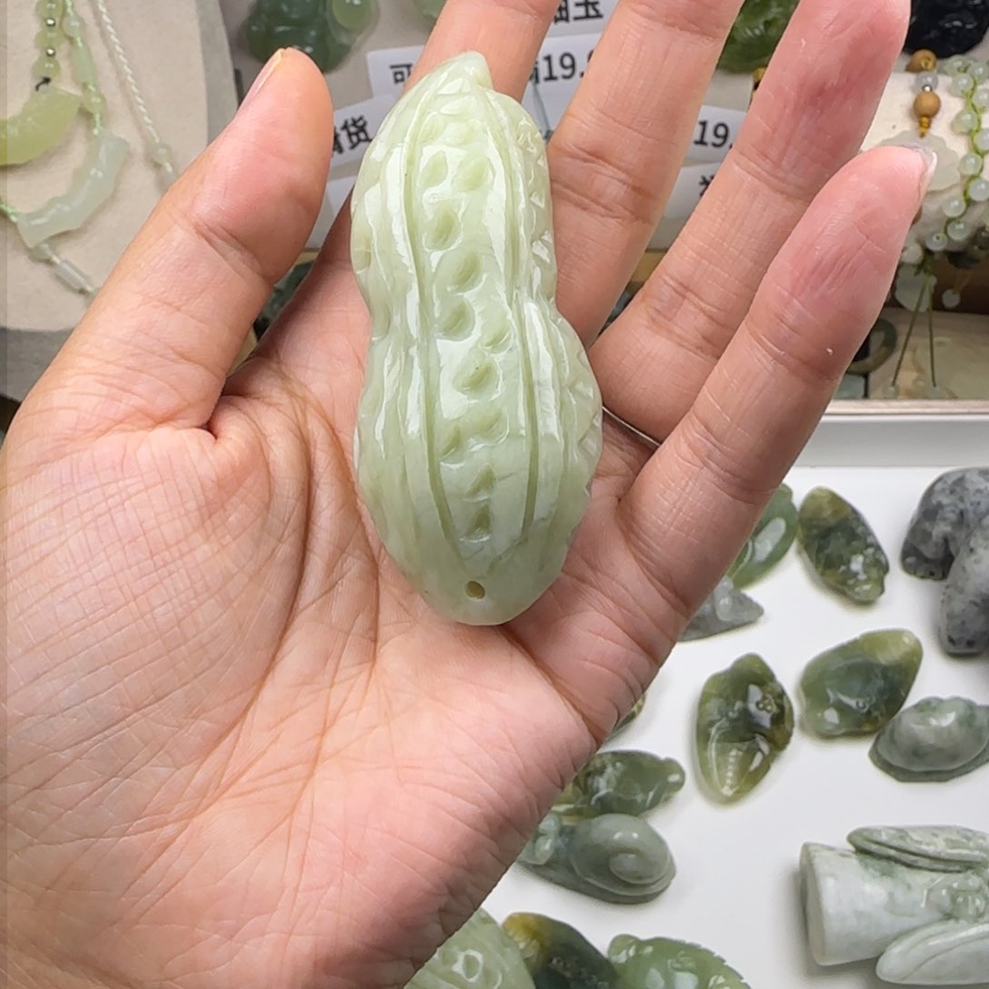 蛇纹石玉岫玉未镶嵌