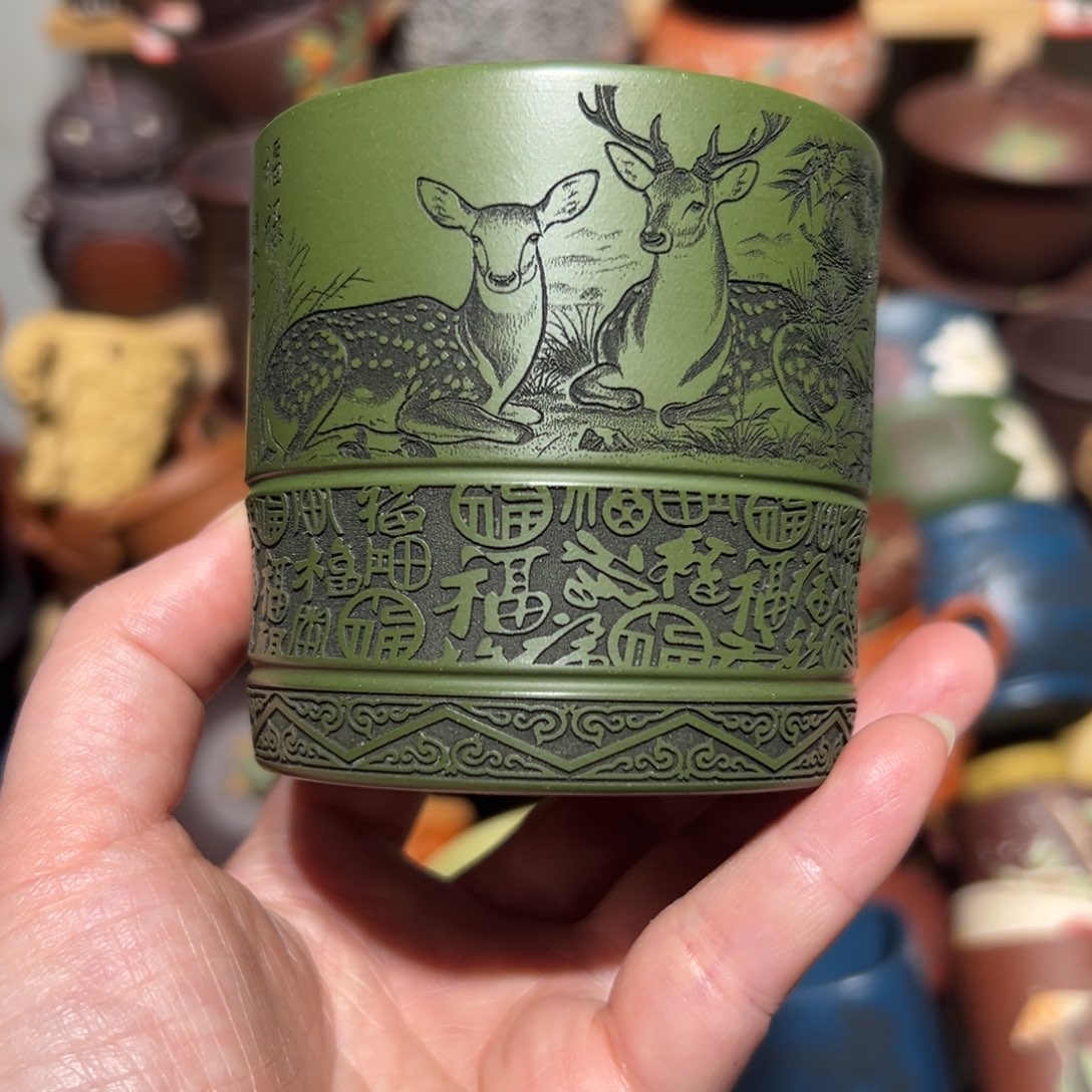 紫砂茶杯宜兴紫砂主人杯