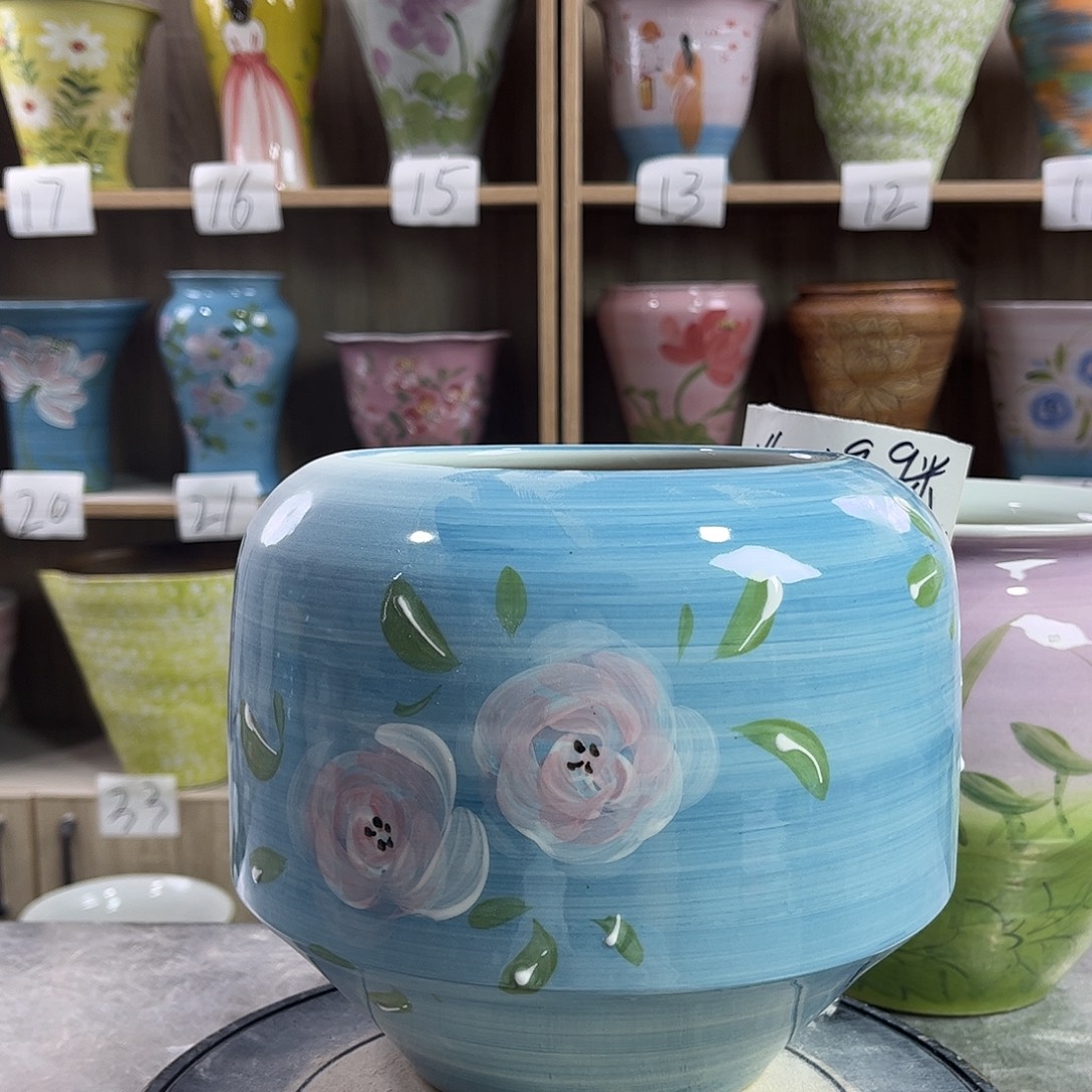 景德镇陶瓷花盆花盆