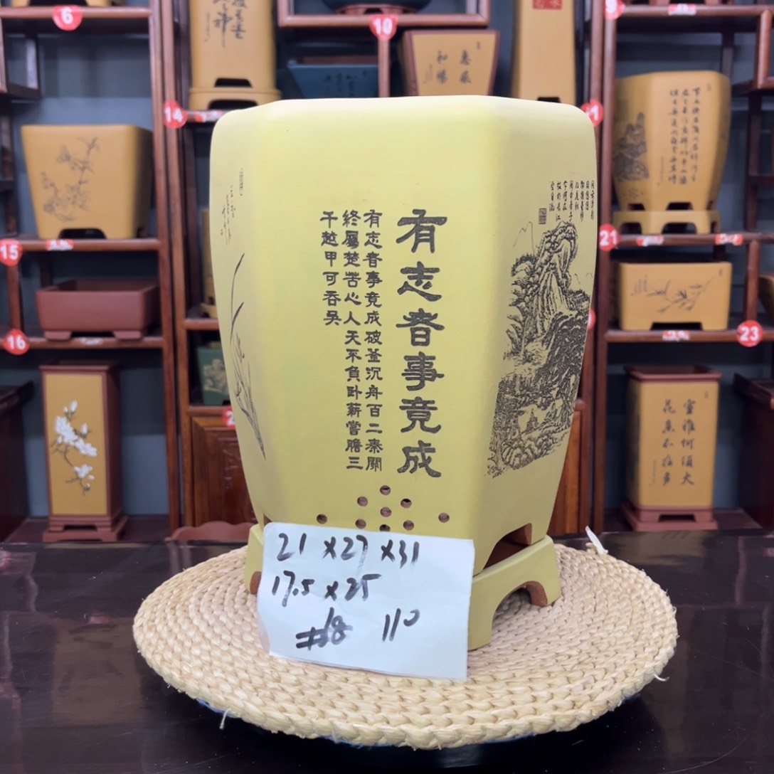 紫砂花盆紫砂花盆