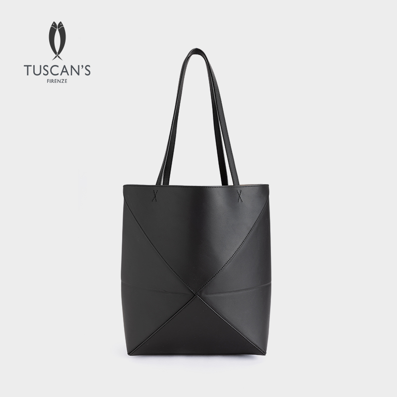 TUSCANS时代几何托特休闲百搭包可折叠大容量包