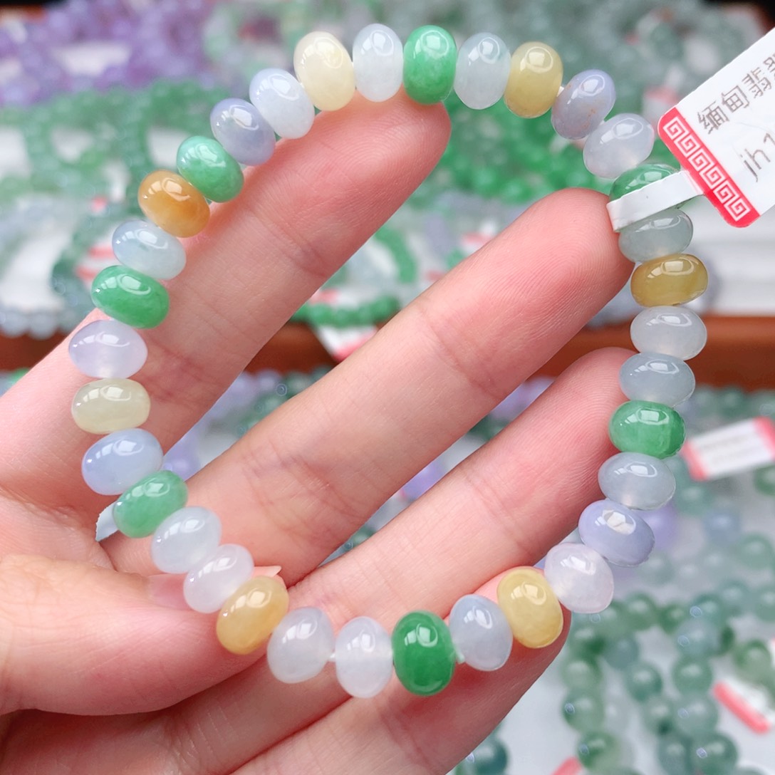 翡翠手链未镶嵌翡翠8mm