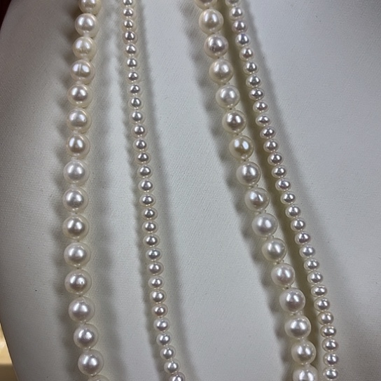 淡水珍珠颈饰银S925镶嵌