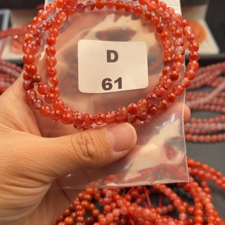 南红玛瑙未镶嵌多样性发货默认微瑕称重5mm