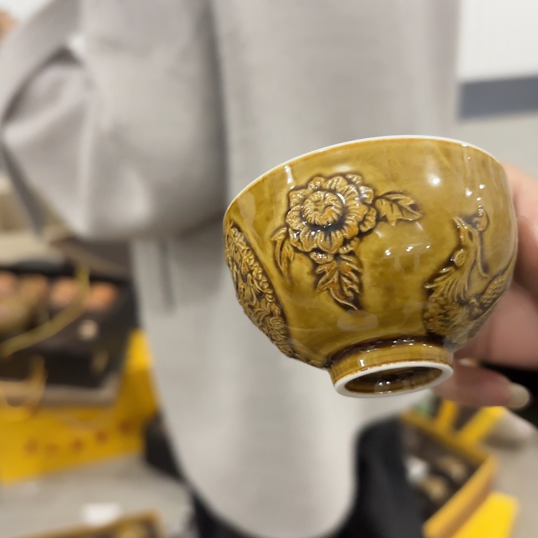 龙泉云间青瓷小米茶器