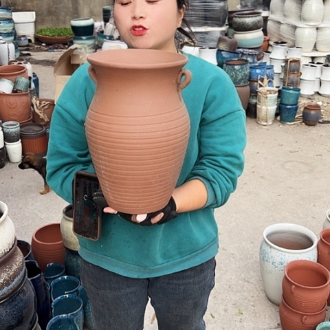 口20高32瑕疵盆子。