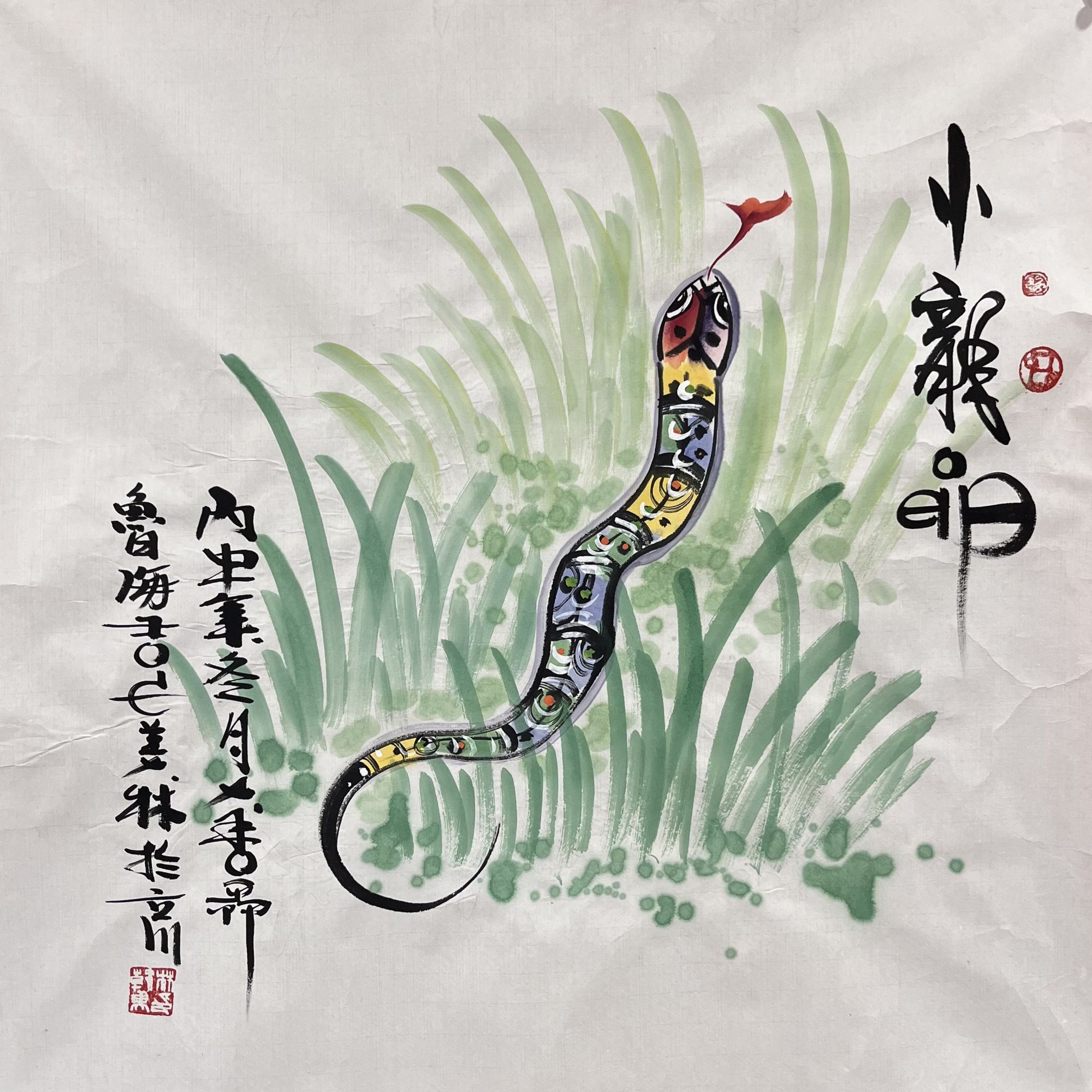 【生肖系列画作】 68x68  CP-40221