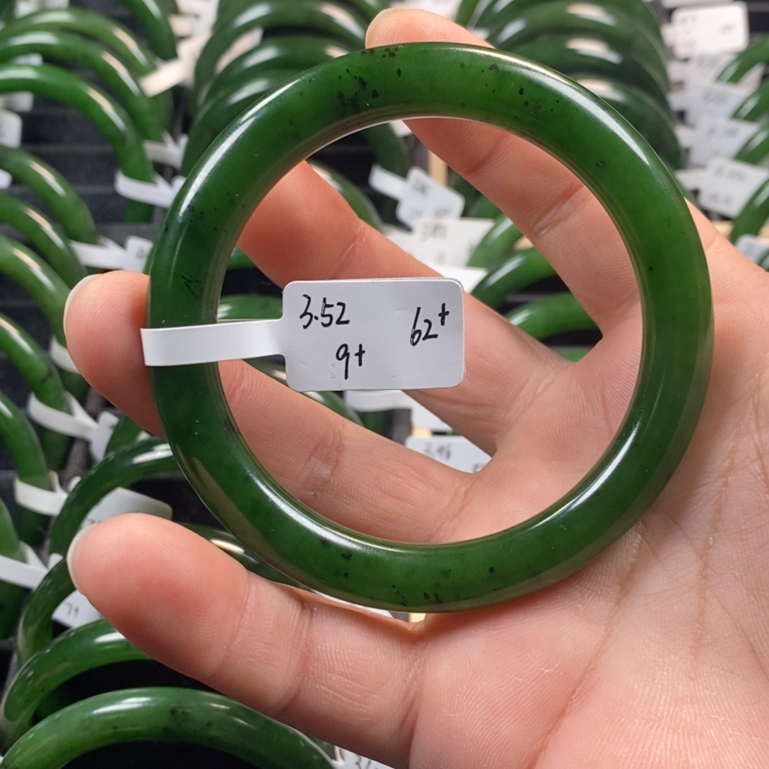 和田玉（碧玉）未镶嵌手镯62