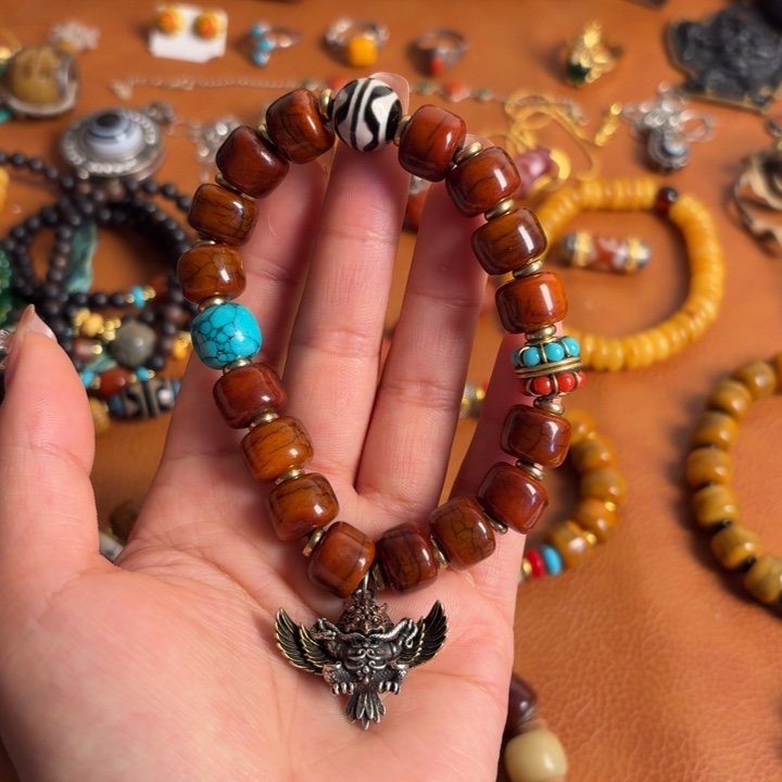 风车木（黑檀木）孤**狼手串