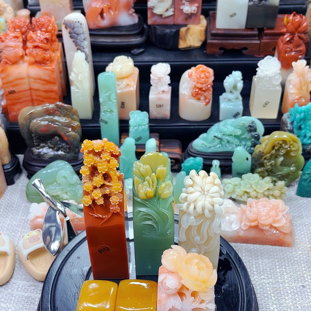 寿山石印石熊*111包邮包刻