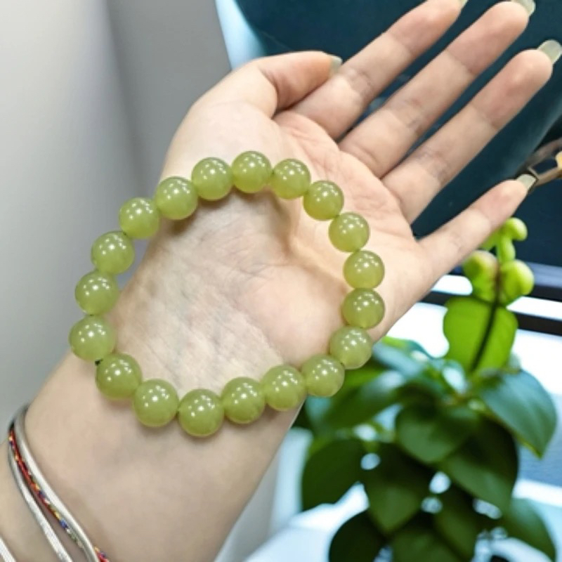 冰黄口卡10毫米手串