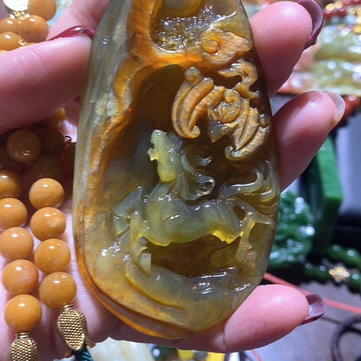 岫玉毛衣链未镶嵌