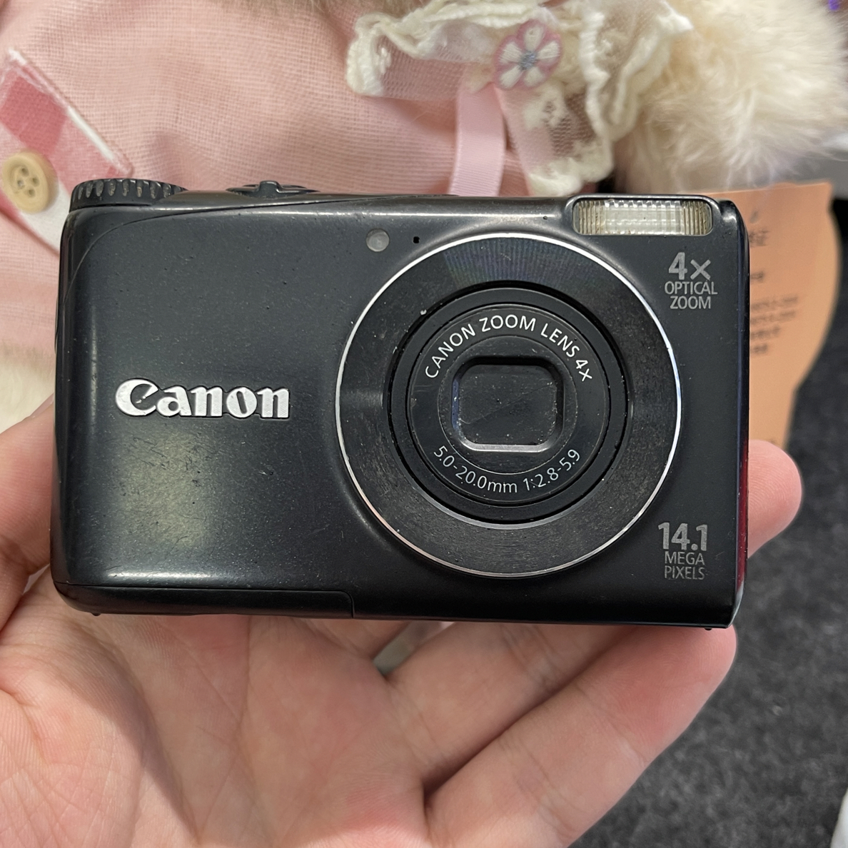 9新 Canon/佳能 A2200 1410W像素 拍人冷白皮奶油肌 配件齐全CCD