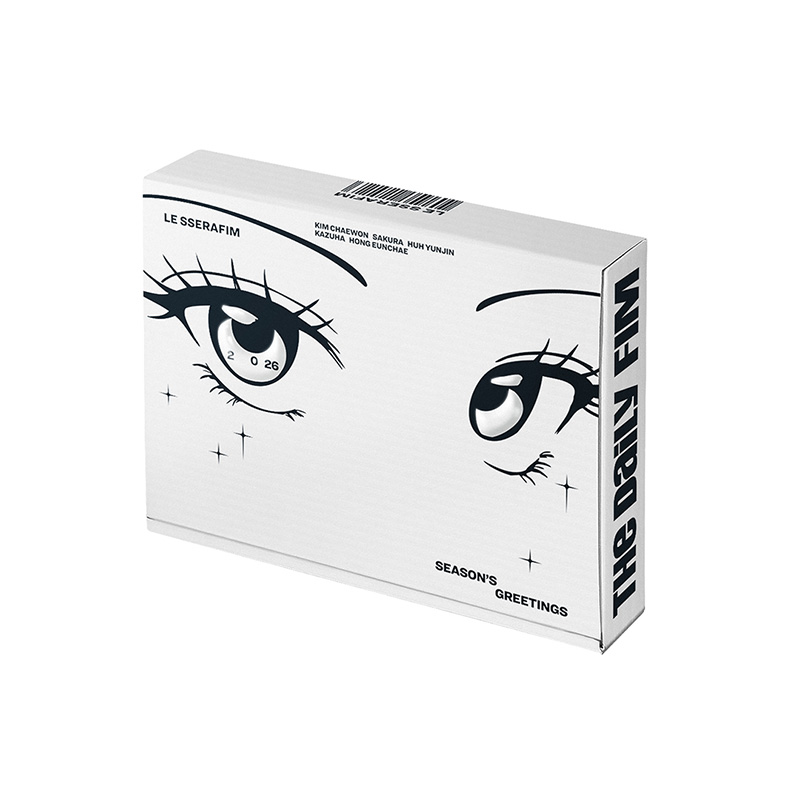 炽 LE SSERAFIM 2026台历套装 SEASON'S GREETINGS 官方小卡 周边
