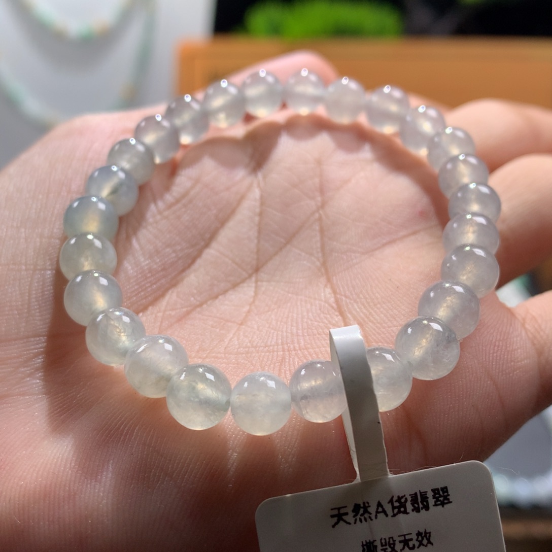 翡翠未镶嵌手链卡7