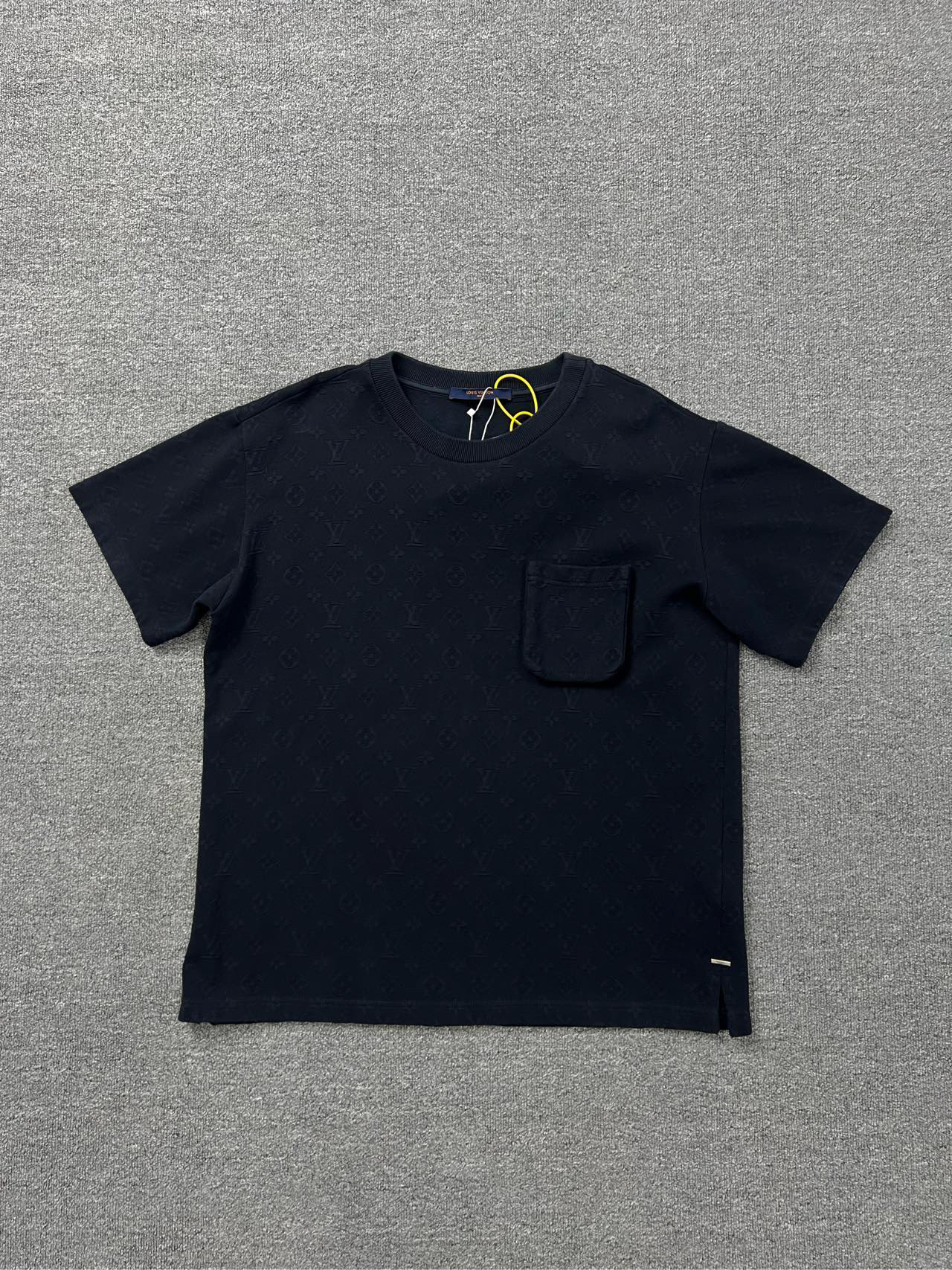99新 LouisVuitton/路易威登 经典满印短袖/深蓝色/L码