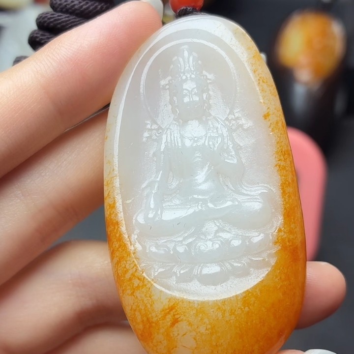 和田玉玉石挂件N1114拍一发一