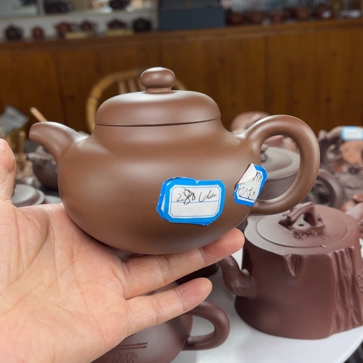 茶壶紫砂紫砂花茶