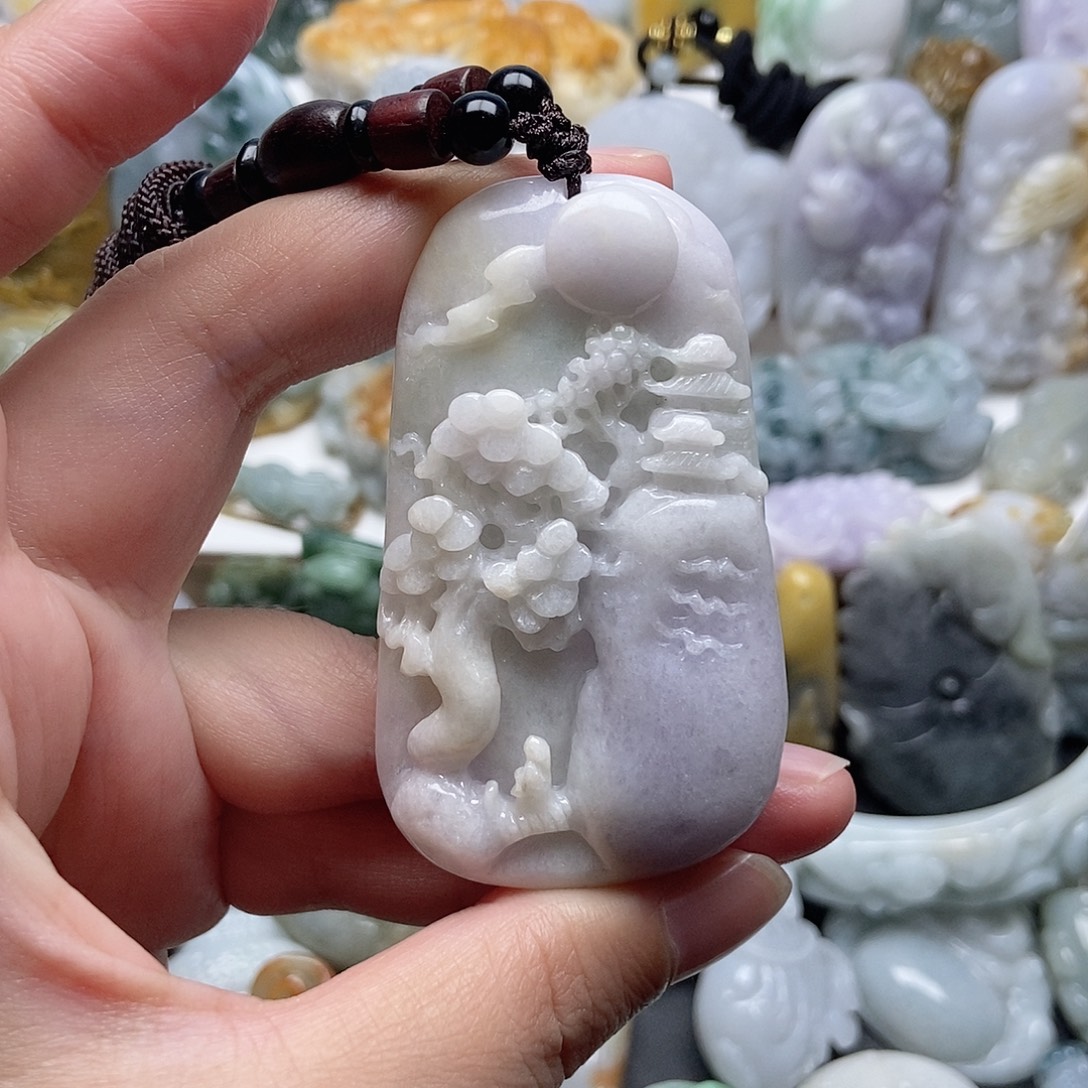 翡翠未镶嵌颈饰翡翠