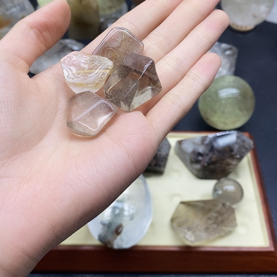 水晶珠宝半成品未镶嵌